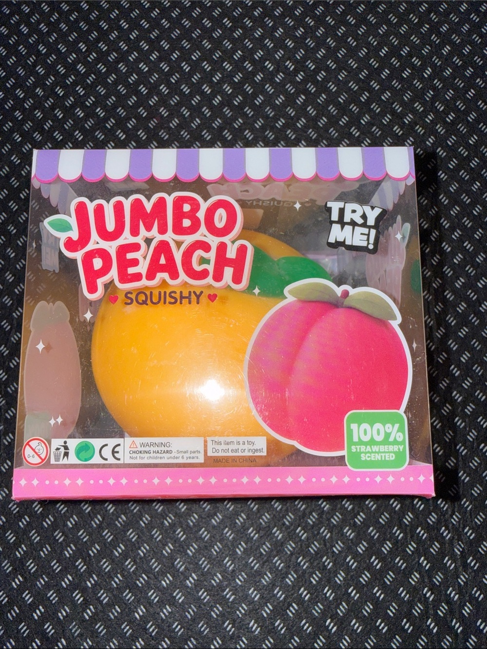 🛍 JUMBO PEACH SCENTED ( only one that I have ) Squishy Toy 🛍